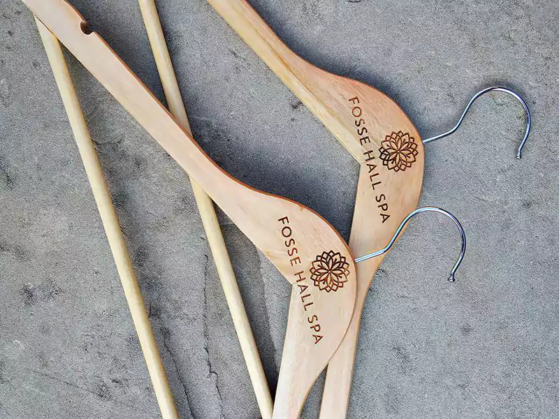 Custom wooden hanger for clothes 6