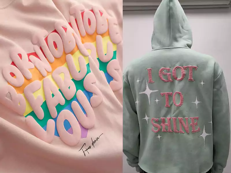 Best puff printed hoodies