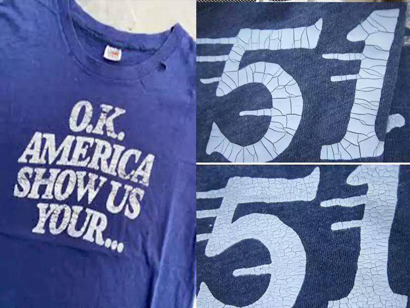 Cracked Printing Custom Shirts