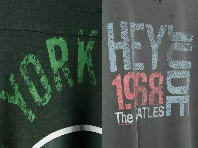 Custom Cracked Printing Clothes