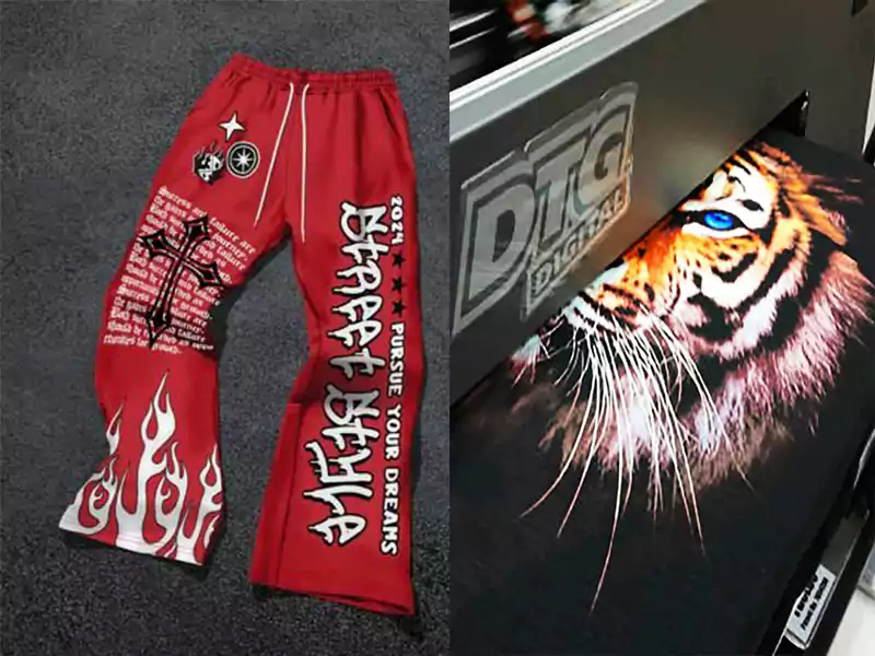 Custom Fleece Trouser with DTG Printing