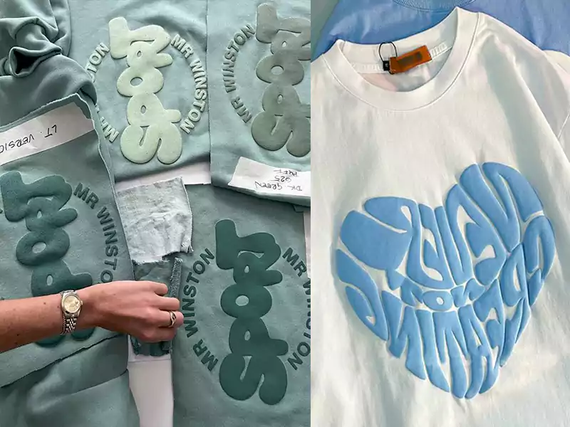 Custom Sweatshirt with puff printing