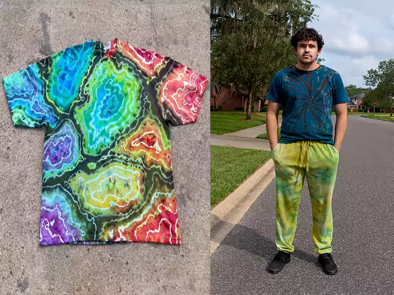 Custom Tie Dye Sublimation Clothes pattern -- Clothing manufacturer