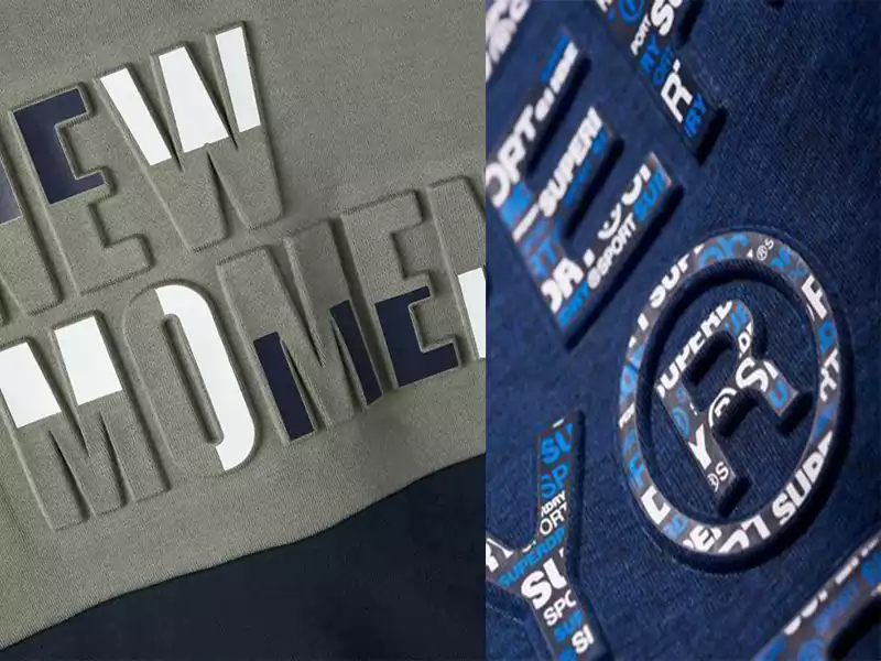 Embossing Effect, Screen printing T-shirt