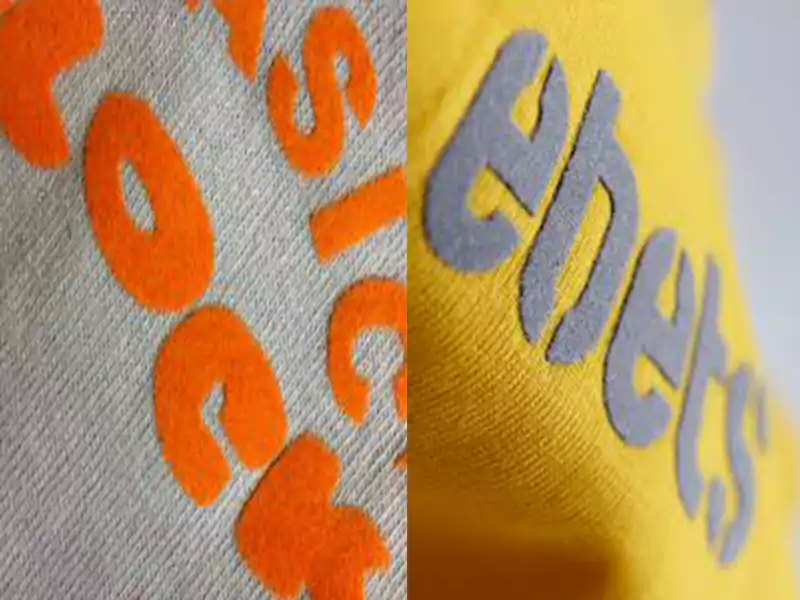 Flock printing Hoodies