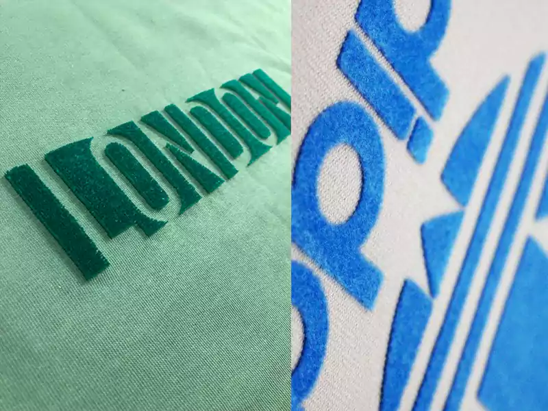 Flock printing Sweatshirts