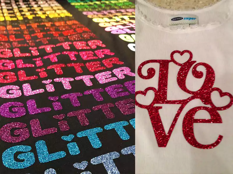 Glitter Printed Hoodie