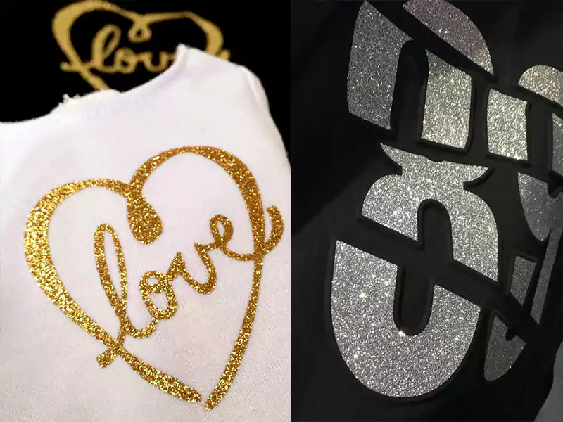 Glitter Printing Streetwear