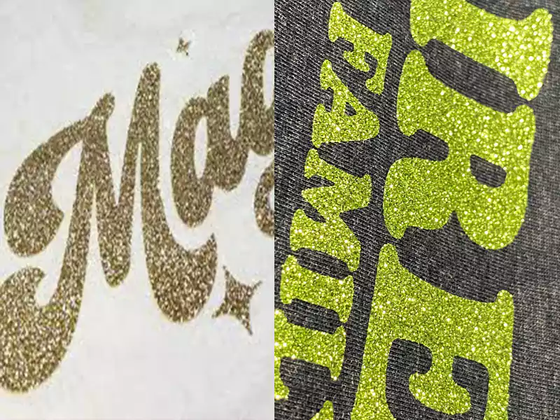 Glitter Printing T-shirt
