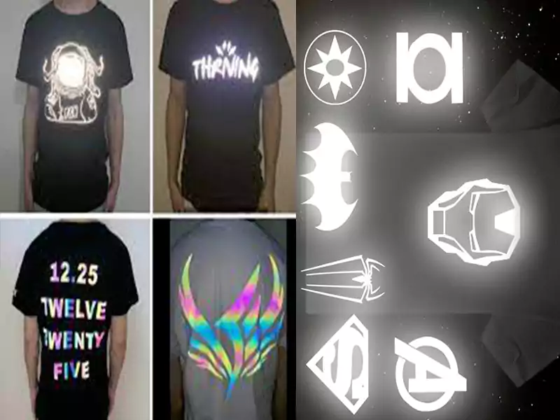 Hoodie with Reflective vinyl sticker