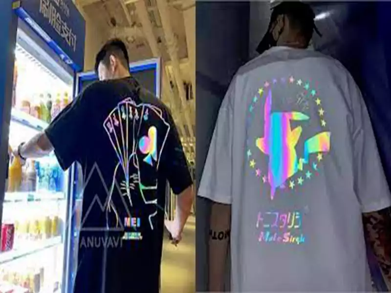 Streetwear Reflective vinyl printed Tee's