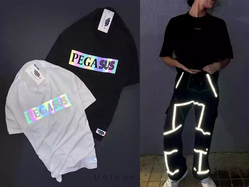 Sweat pant with Reflective sticker