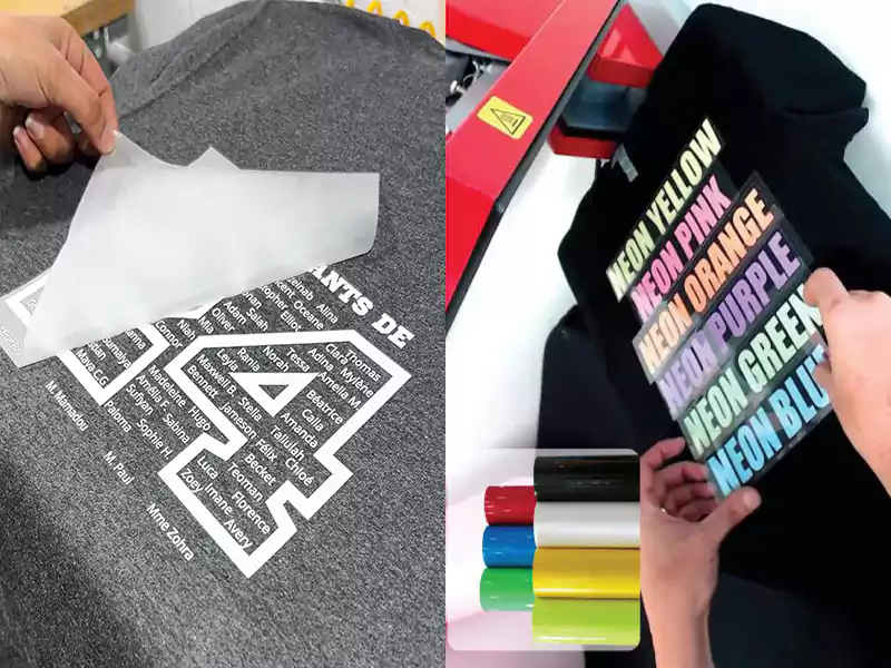 Custom Vinyl Sticker T-shirt