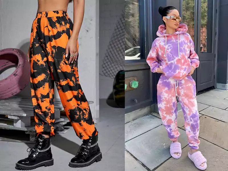 Tie Dye Sweat suit & Fleece Trouser