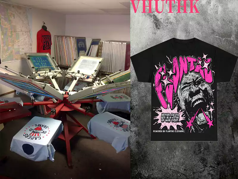 T-shirt Screen printing process
